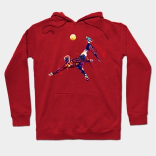 Alejandro Garnacho Bicycle kick Pop Art Illustration Hoodie